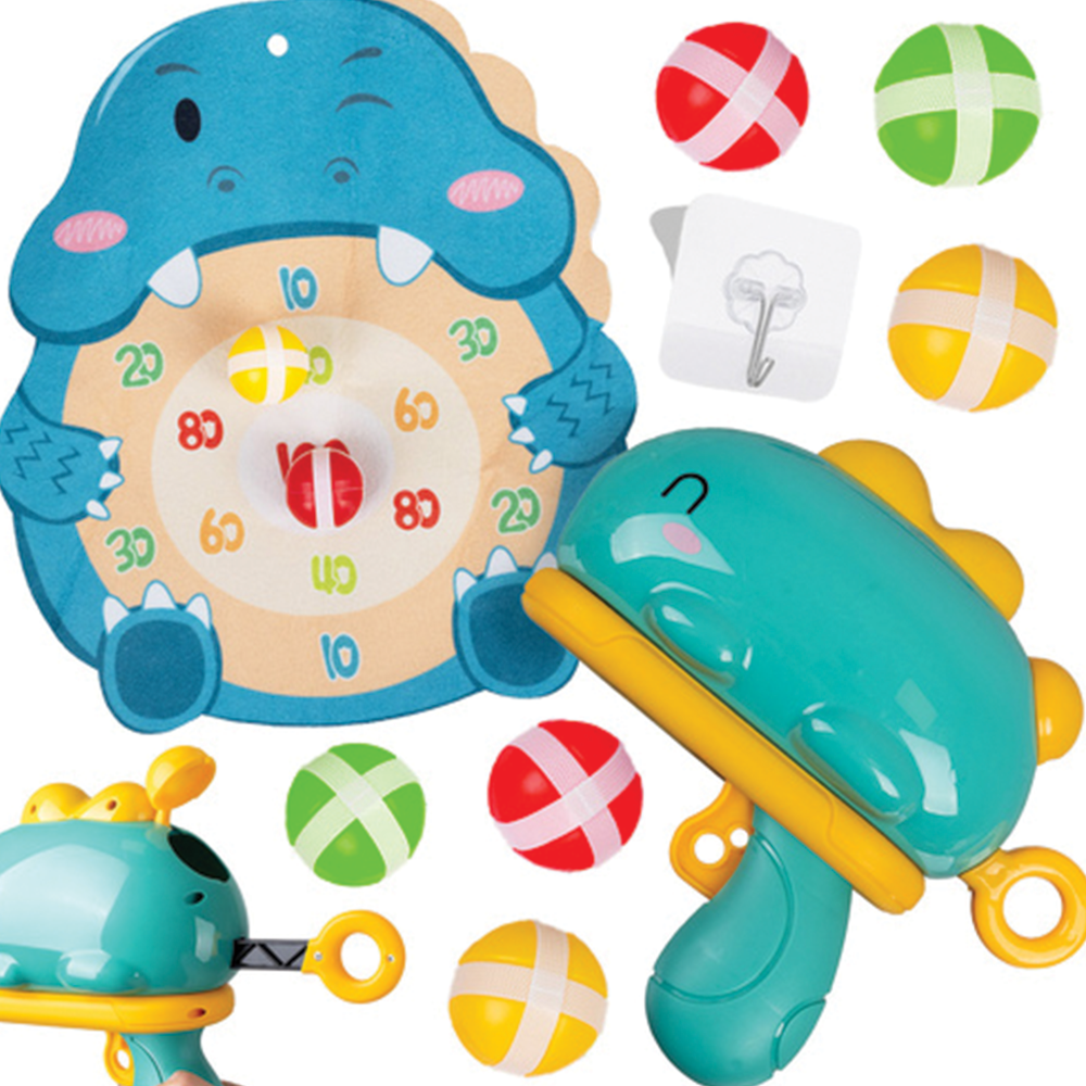 Dinosauří střelecká sada s terčem