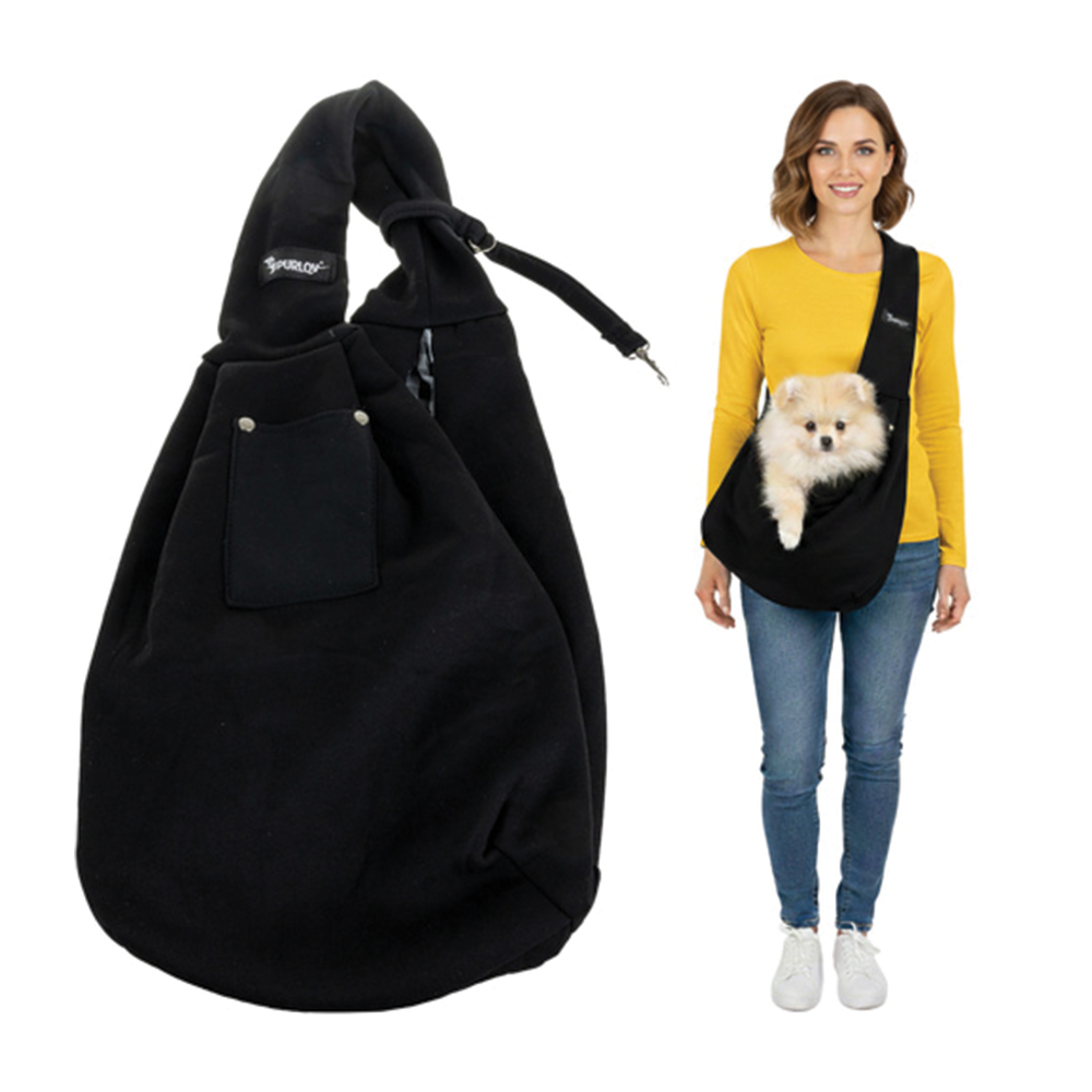 Přepravní taška pro psy a kočky, černá