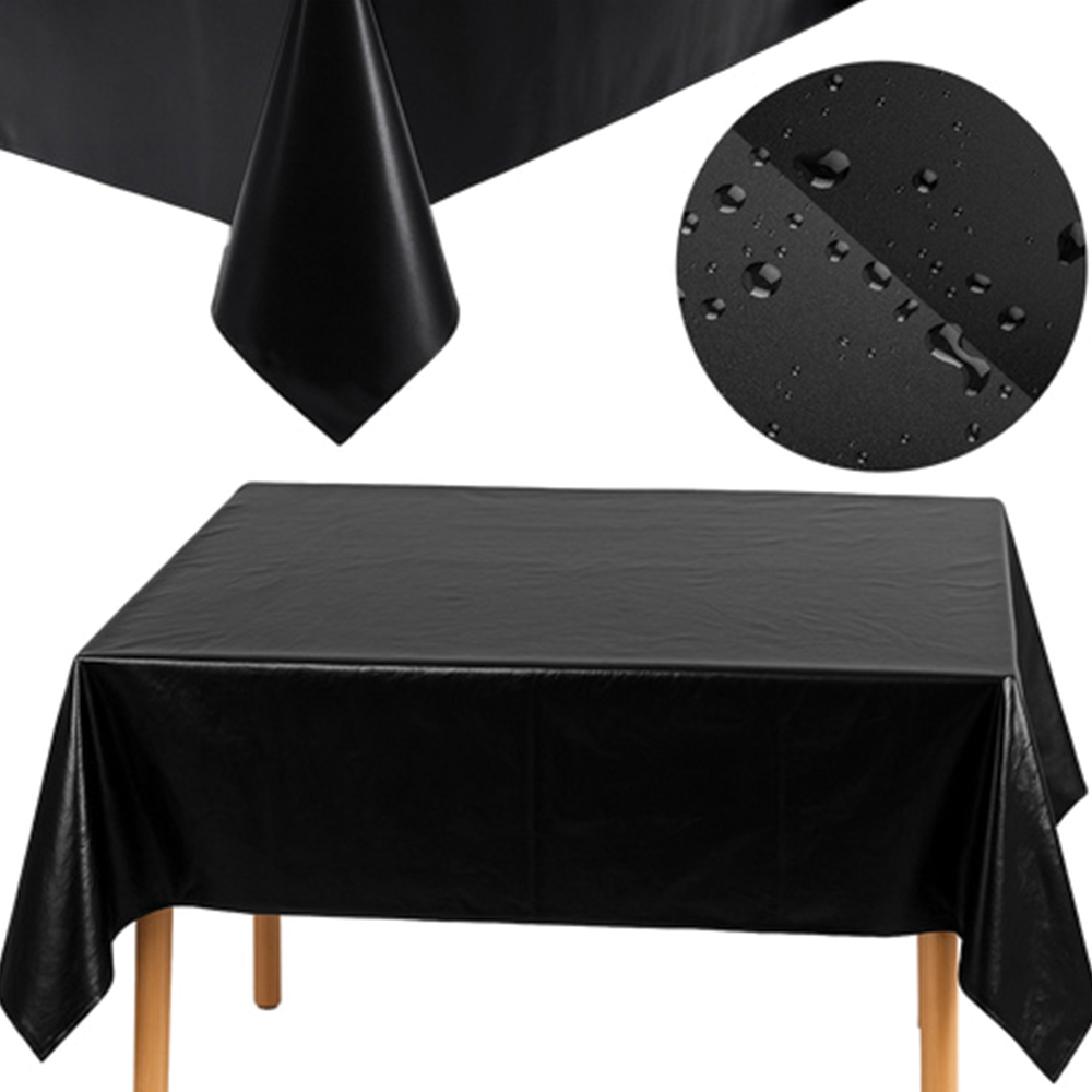 Dekorativní fóliový ubrus černý