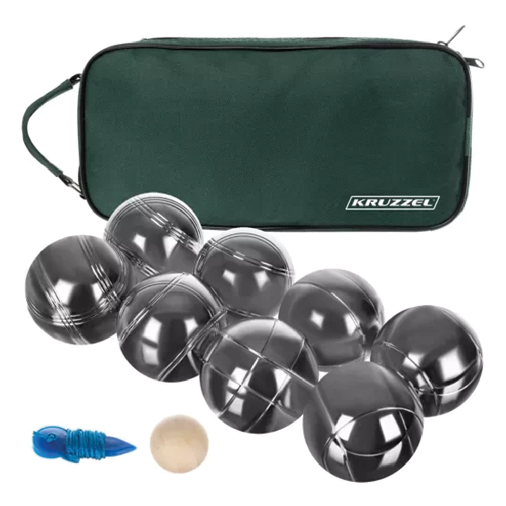 Petanque sada 8 koulí, nylonový obal, 7,3 cm