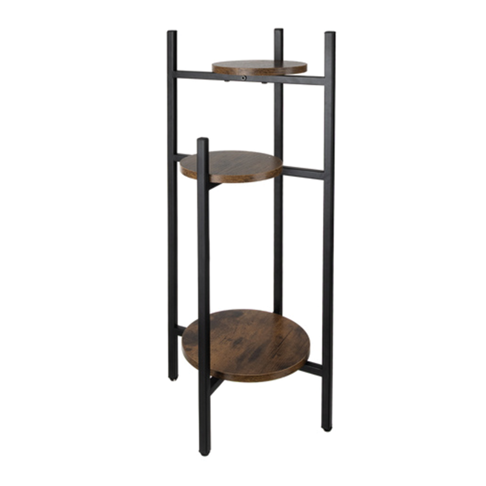 Stojan na květiny 81×27×27 cm, hnědý