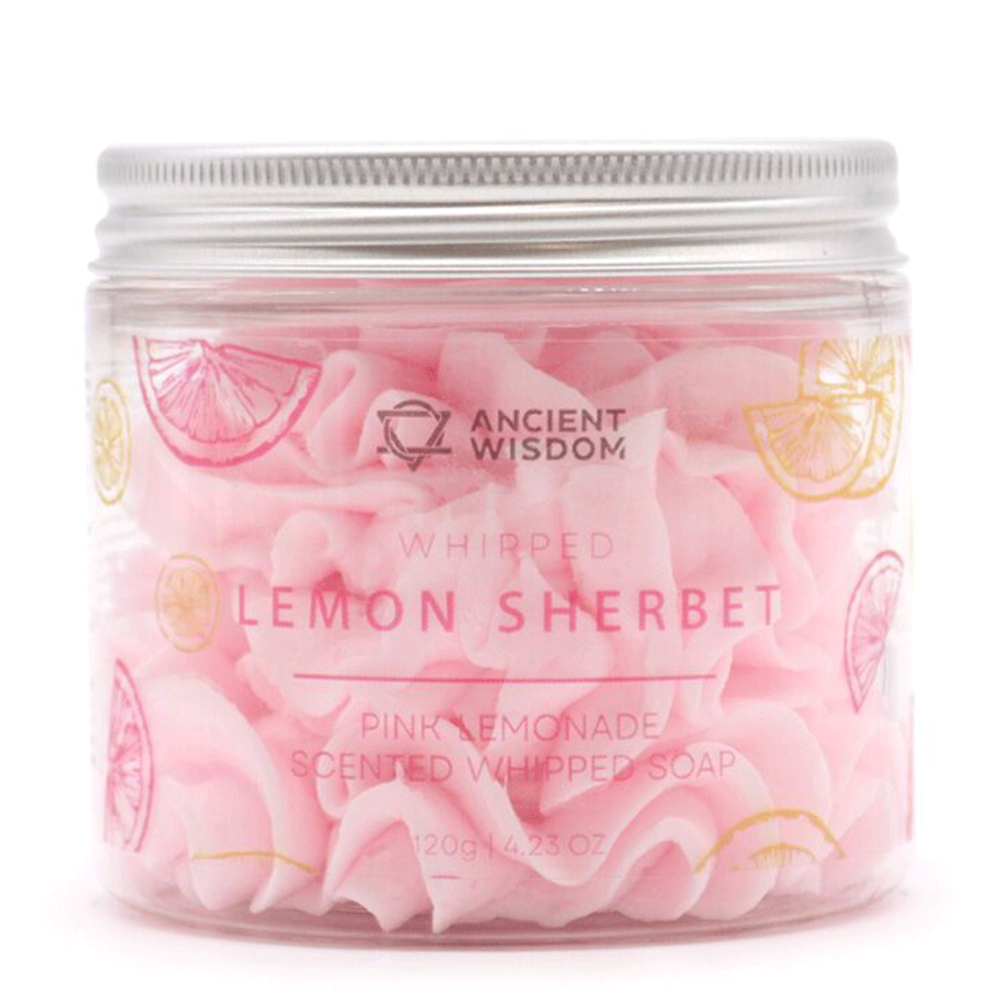 Šlehané mýdlo v dóze - růžová limonáda