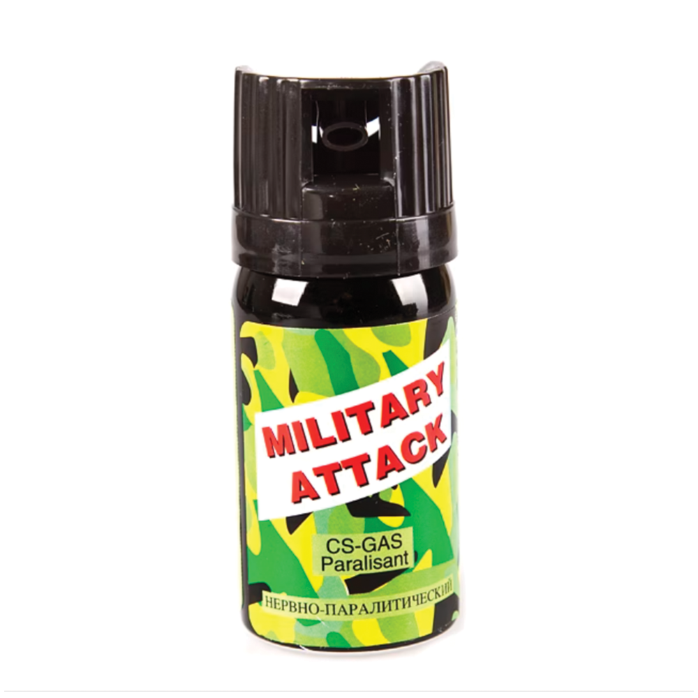 Obranné spreje CS MILITARY Attack, 40 ml