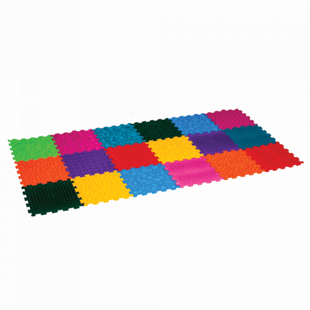 Masážní ortopedická podložka Puzzle - Mega Mix - 18 modulů