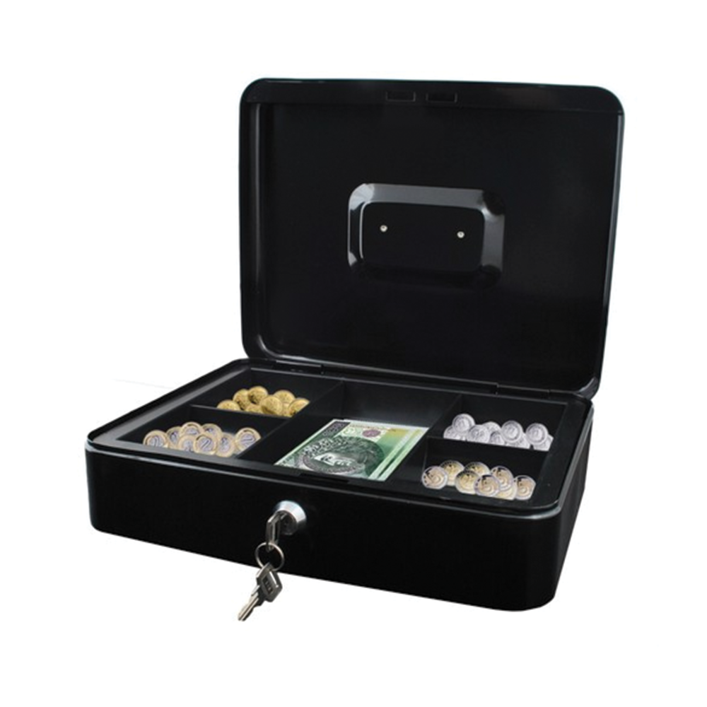 Příruční pokladna, 300 × 240 × 90 cm, černá