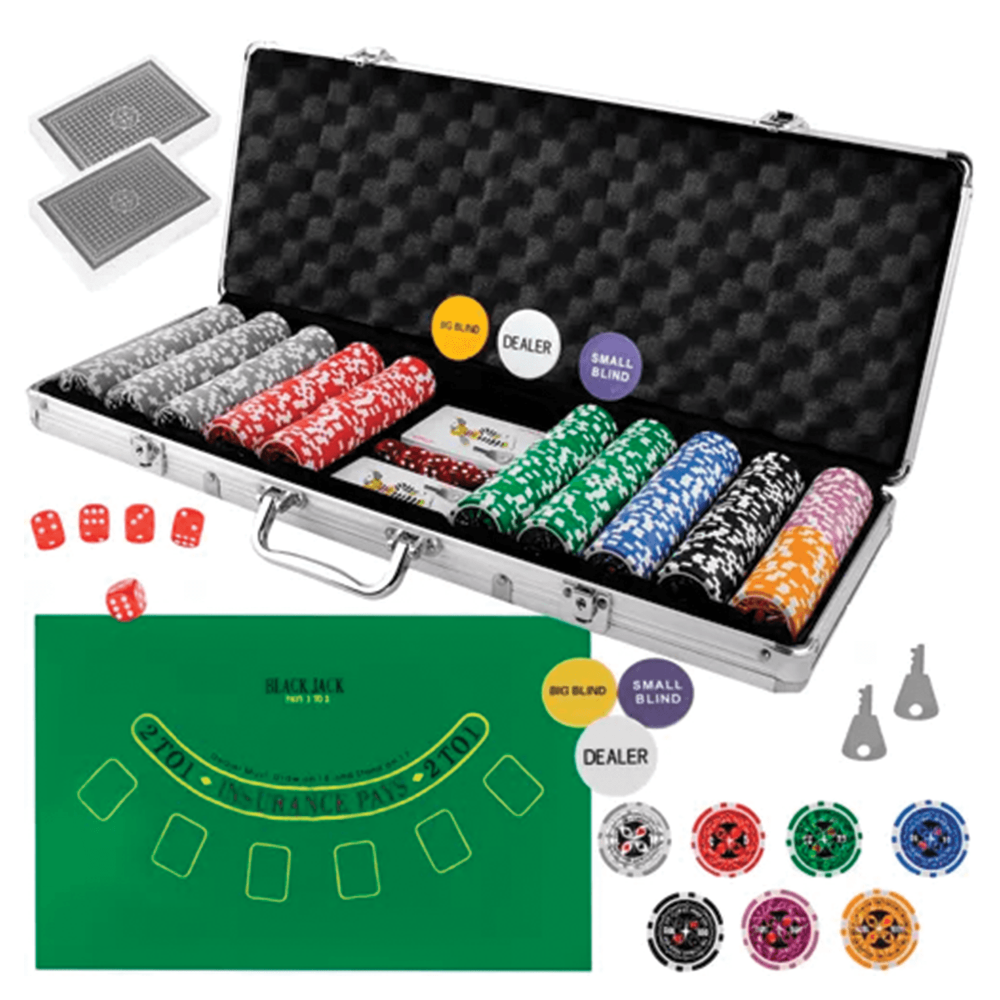 Poker set 500 žetonů