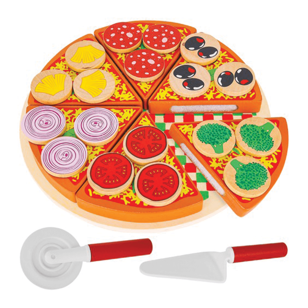 Dřevěná krájecí pizza 21cm