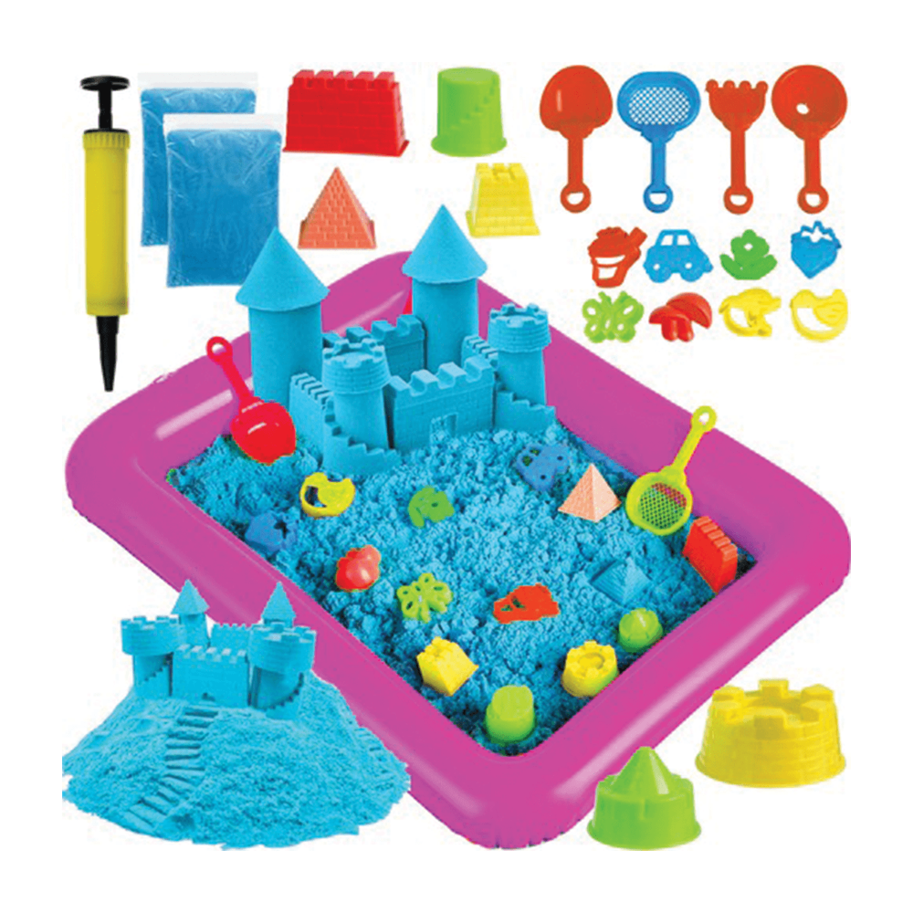 Kreativní písek - pískoviště + formičky