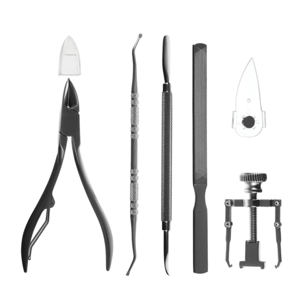 Sada na zarostlé nehty 6v1 + dárková krabička