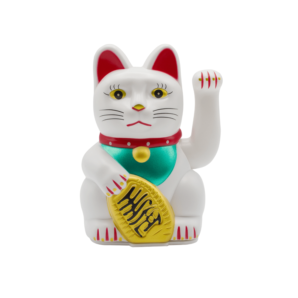 Maneki Neko - Kočka štěstí, bílá