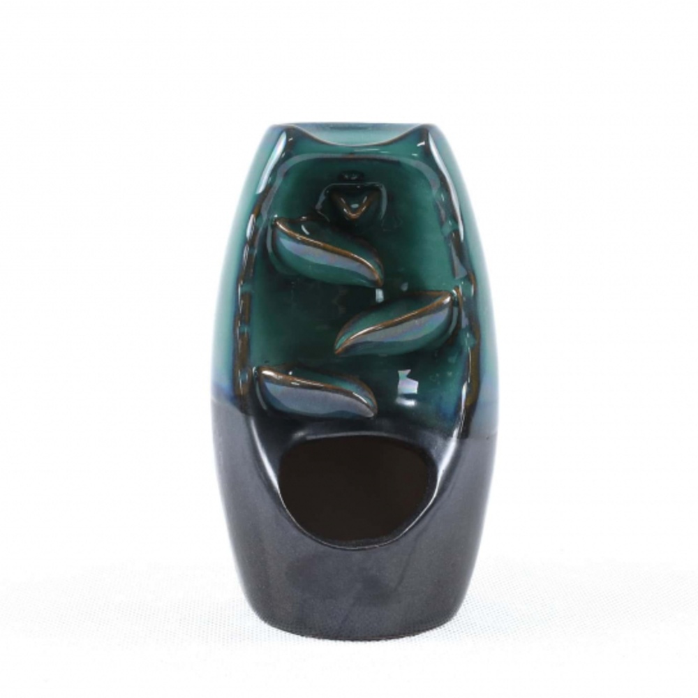 Keramický stojan na vonné kužely – azurový vzor