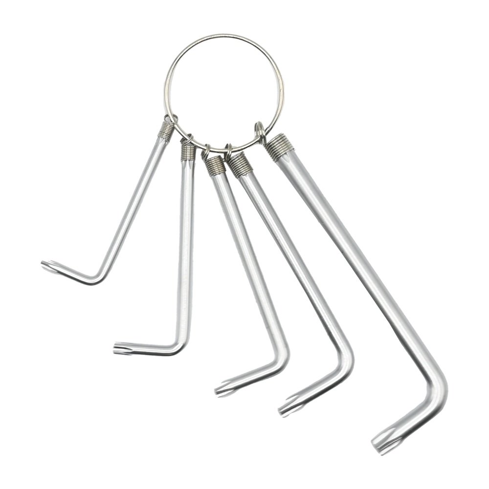 Sada klíčů na kroužku (T10–T30) - 5 kusů