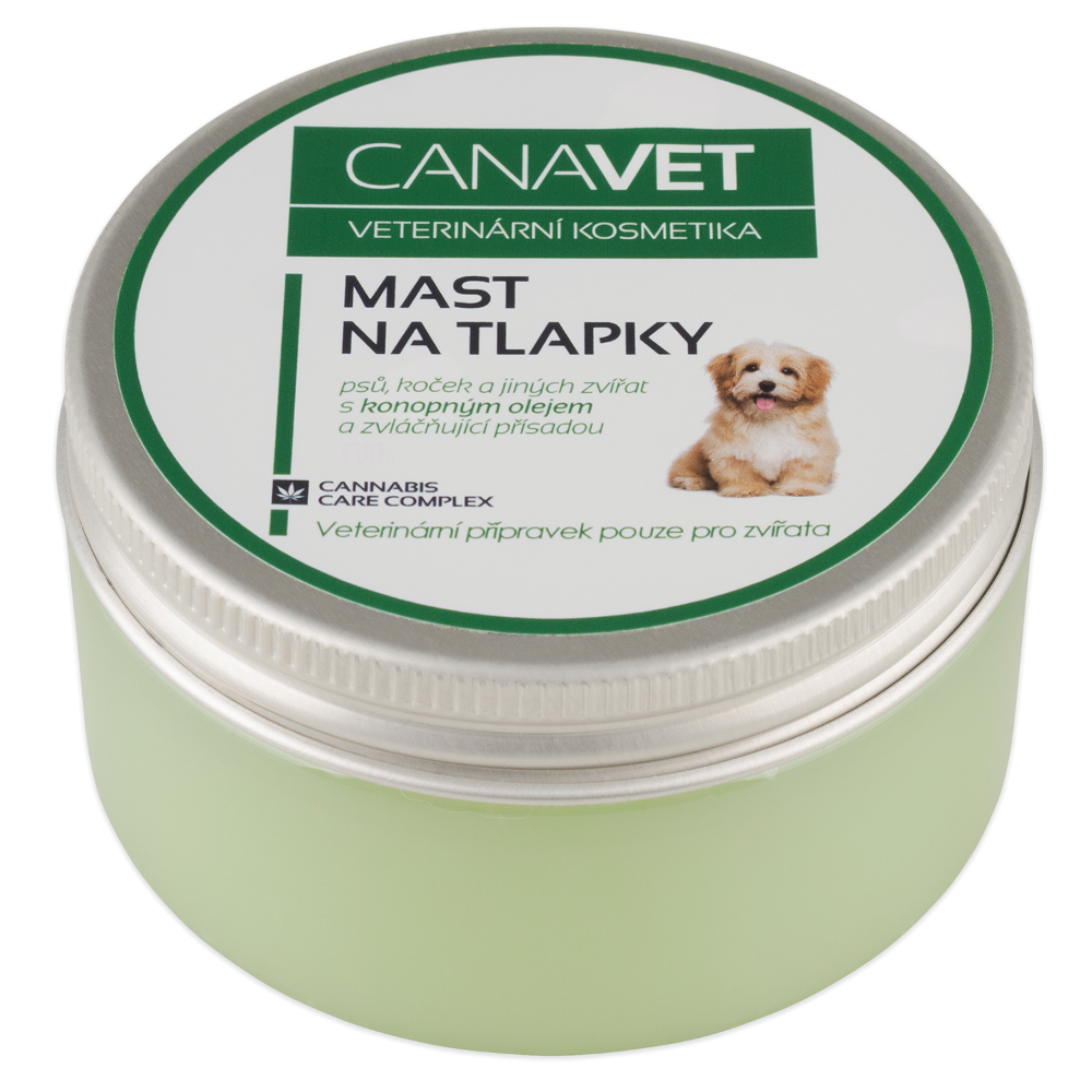 Konopná mast na tlapky 100ml