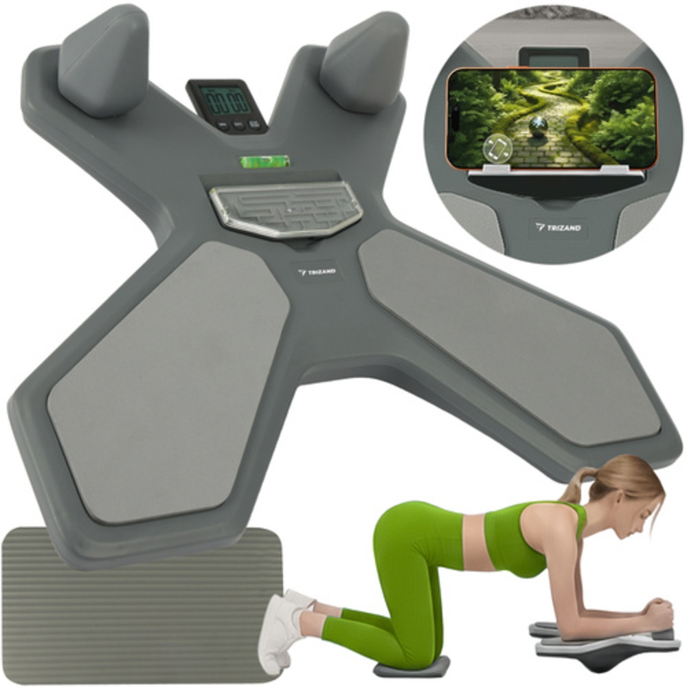 Balanční deska s počítadlem a vodováhou 52 x 41 cm